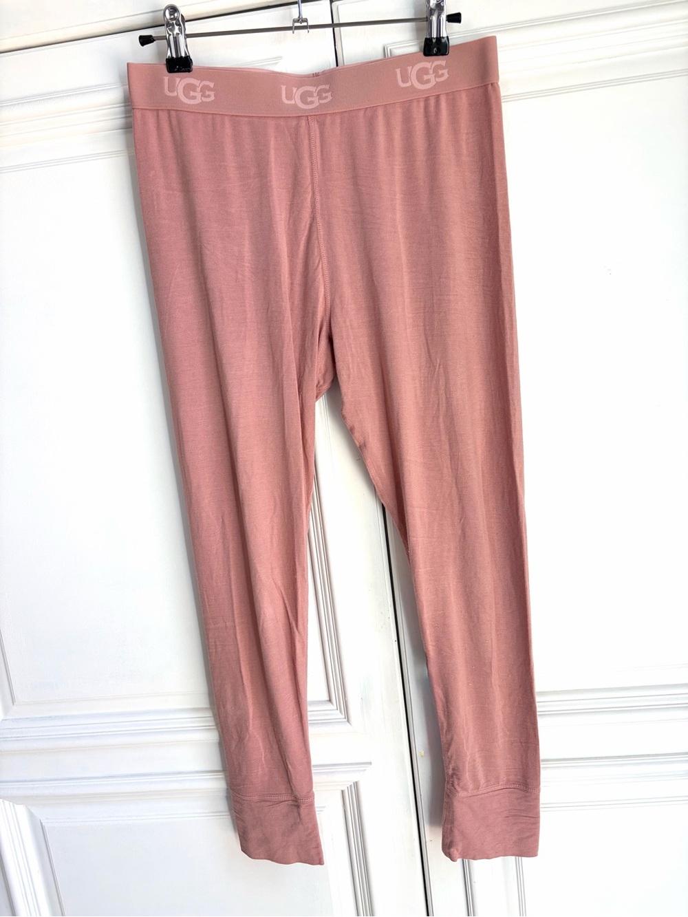 UGG Women's Pink Ribbed Sleep Leggings
